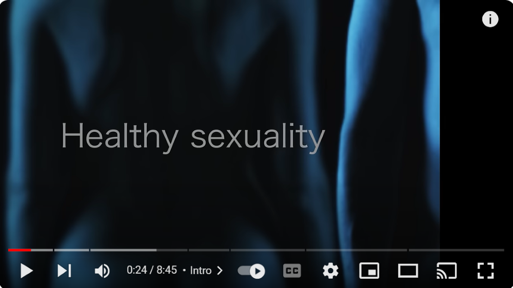 Healthy sexuality title card