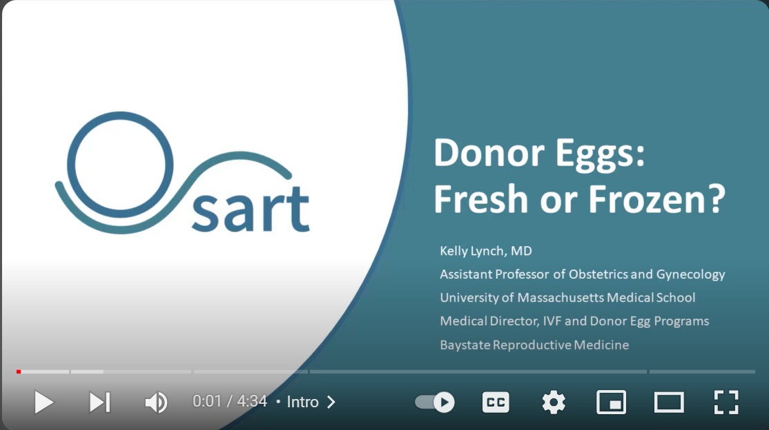 Donor Eggs Fresh or Frozen video teaser