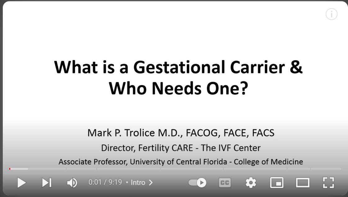 What is a gestational carrier video teaser