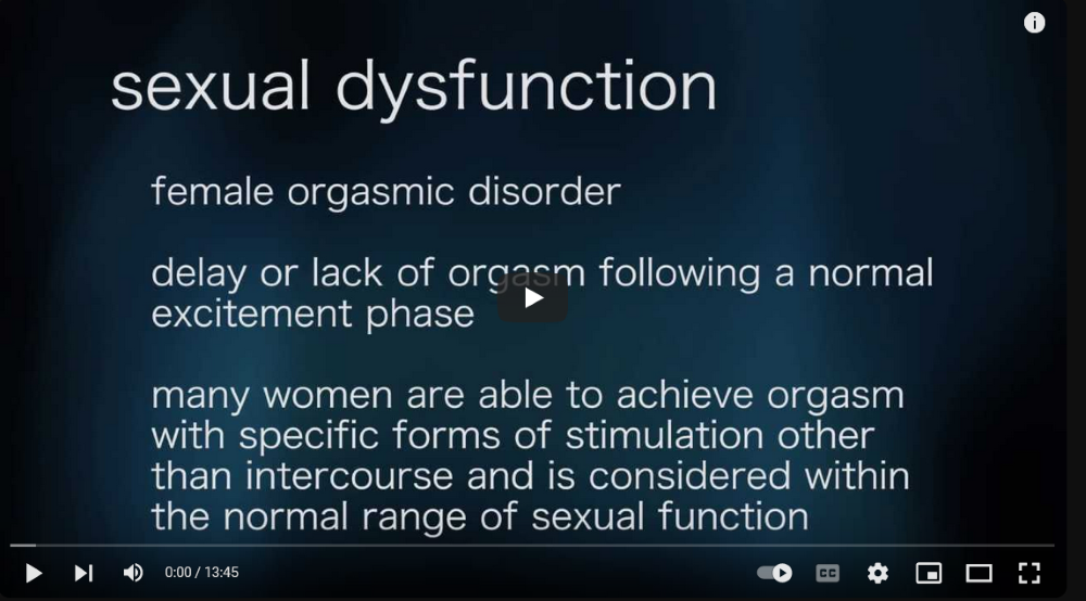 Sexual dysfunction teaser graphic